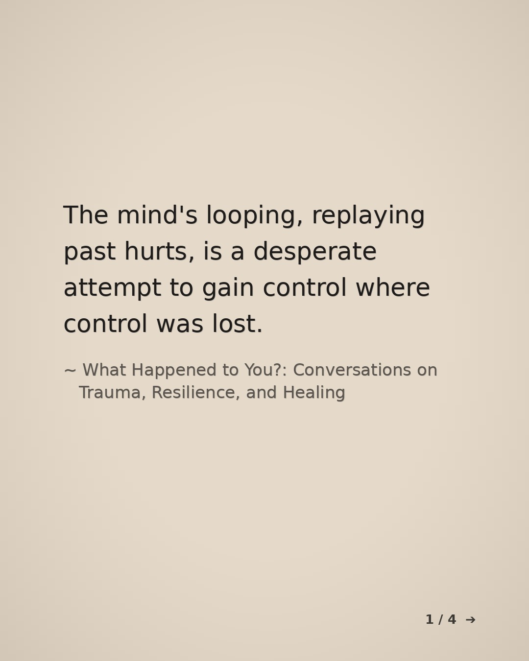 Slide 1 for What Happened to You?: Conversations on Trauma, Resilience, and Healing