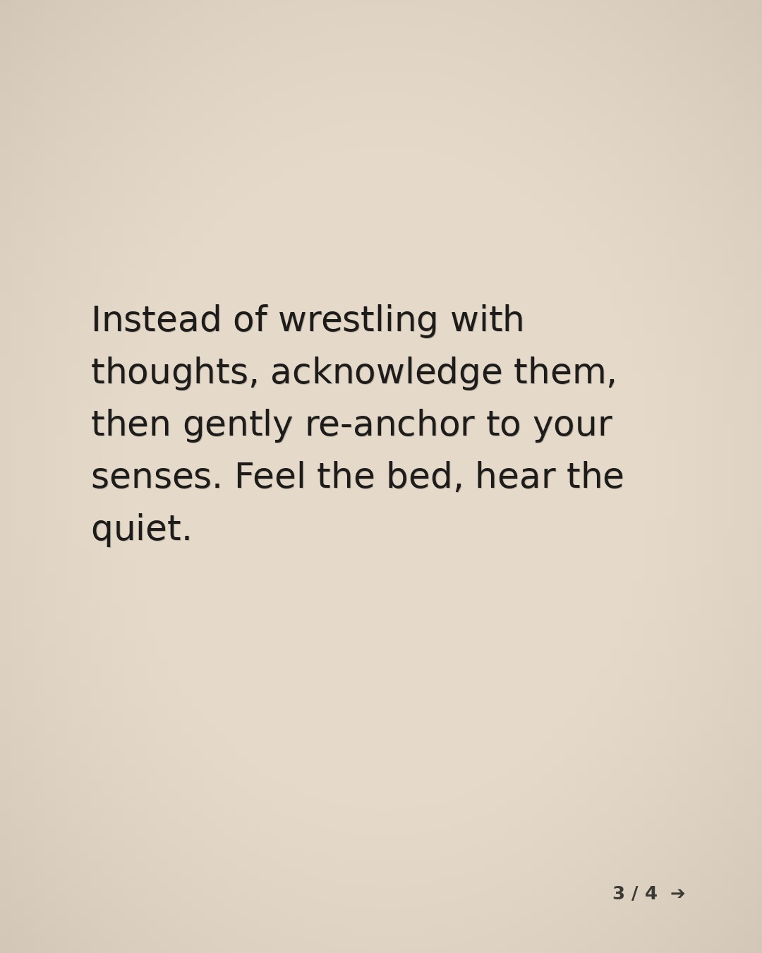 Slide 3 for Stop Overthinking